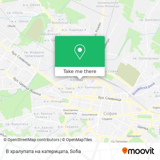 В хралупата на катерицата map