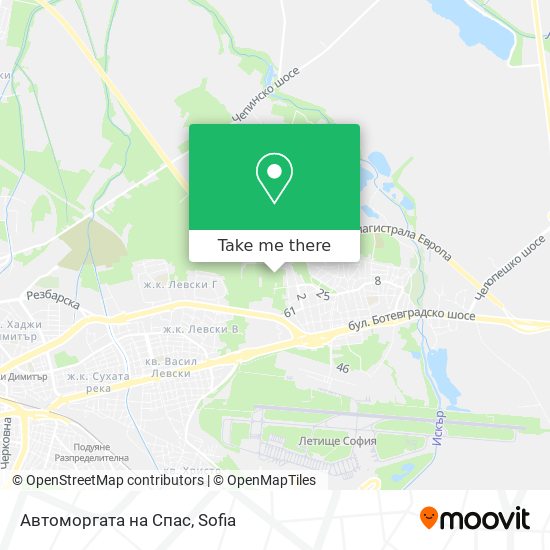 Автоморгата на Спас map