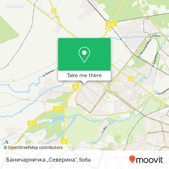 Карта Баничарничка ,,Северина"