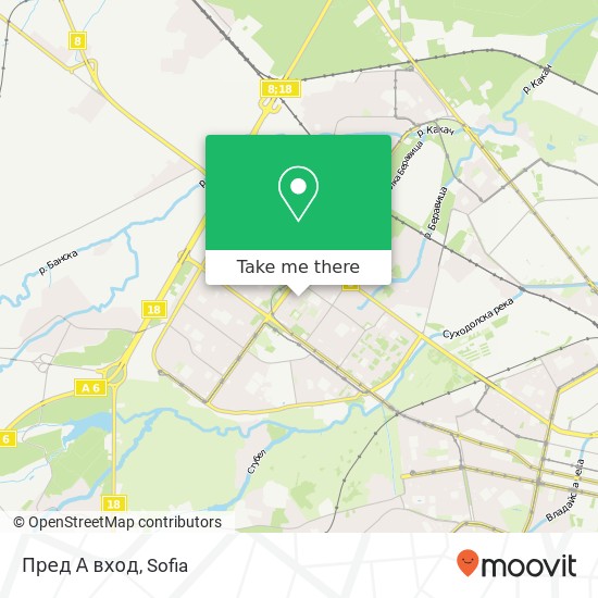 Пред А вход map