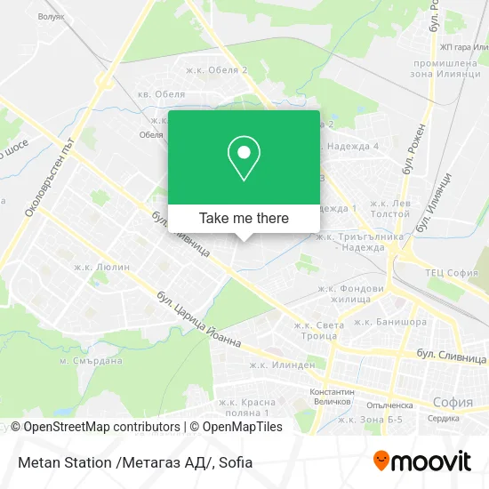 Карта Metan Station /Метагаз АД/