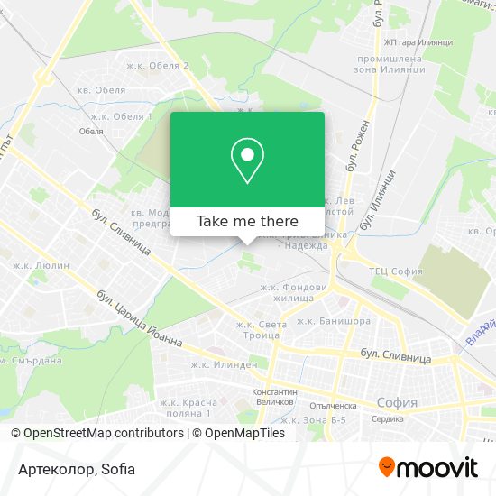 Артеколор map