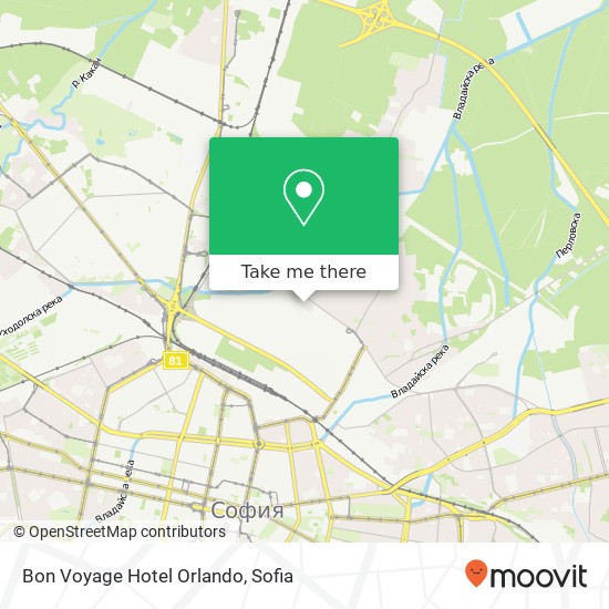 Bon Voyage Hotel Orlando map