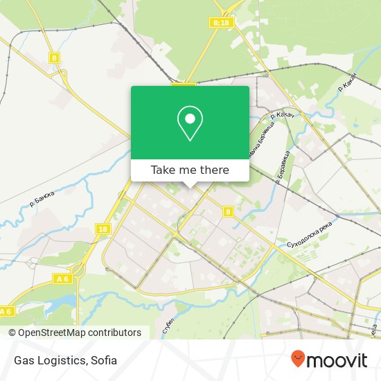 Gas Logistics map