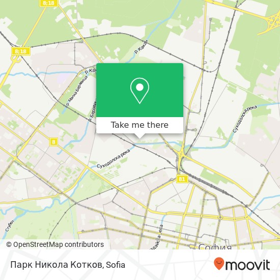 Карта Парк Никола Котков
