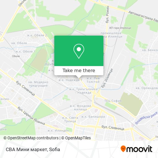 CBA Мини маркет map