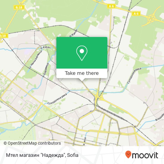 Мтел магазин "Надежда" map