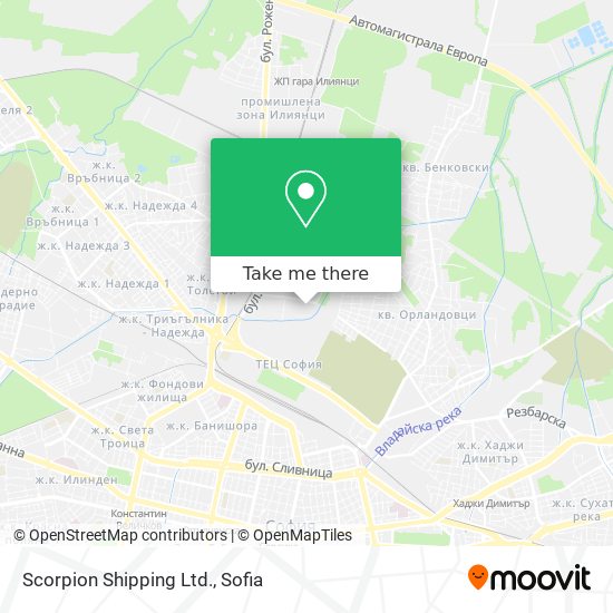 Scorpion Shipping Ltd. map