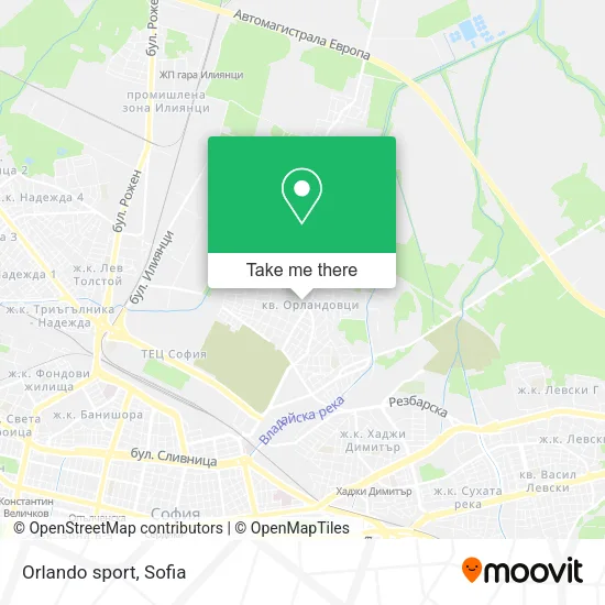 Карта Orlando sport
