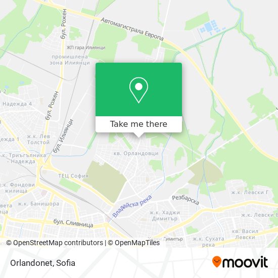 Orlandonet map