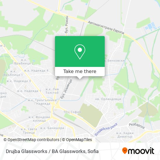 Карта Drujba Glassworks / BA Glassworks