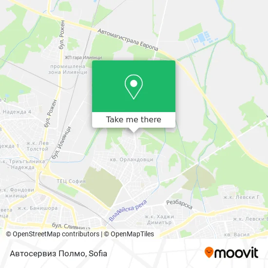 Карта Автосервиз Полмо