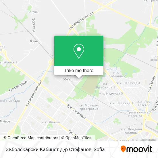 Карта Зъболекарски Кабинет Д-р Стефанов