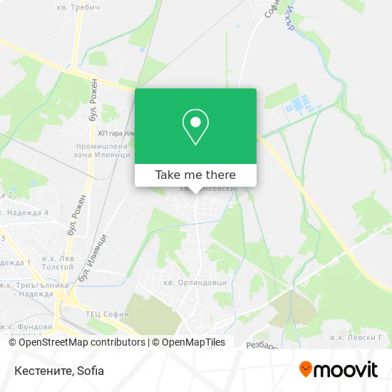 Карта Кестените
