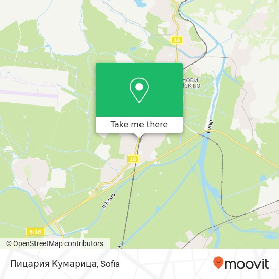 Пицария Кумарица map