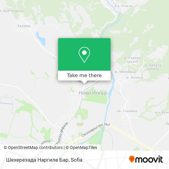 Шехерезада Наргиле Бар map