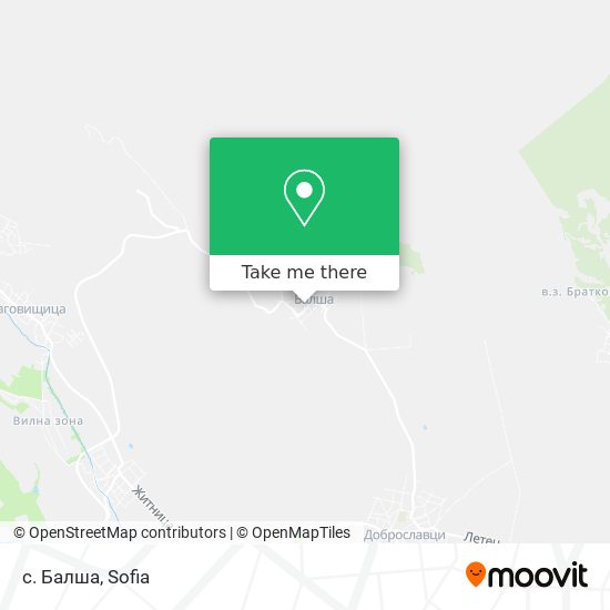 с. Балша map