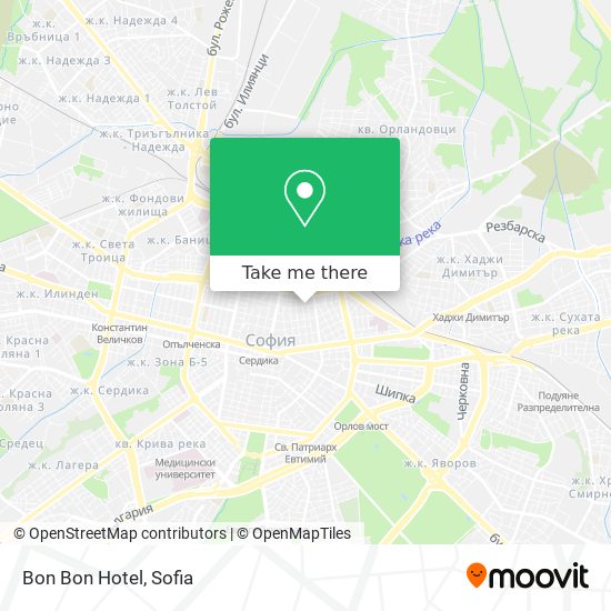 Карта Bon Bon Hotel