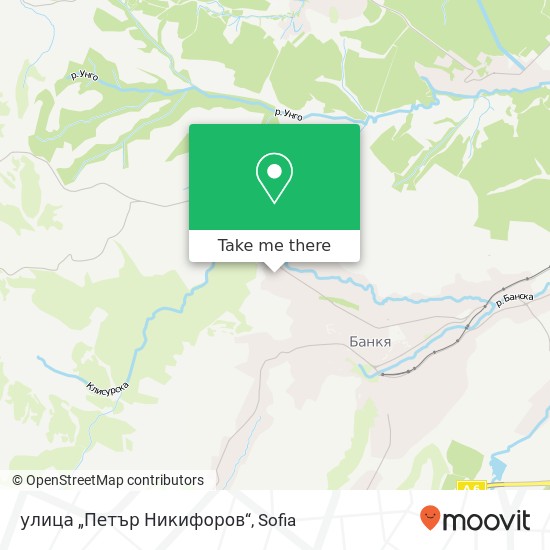 Карта улица „Петър Никифоров“