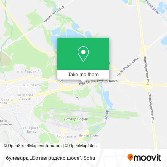 Карта булевард ,,Ботевградско шосе“