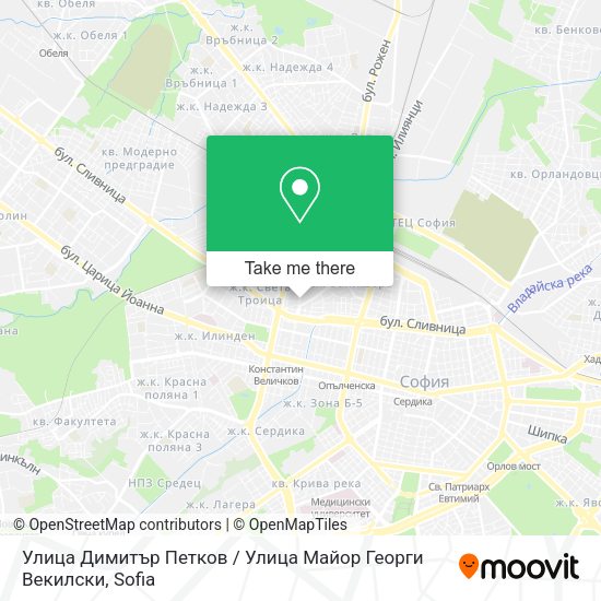 Улица Димитър Петков / Улица Майор Георги Векилски map