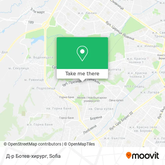 Карта Д-р Ботев-хирург