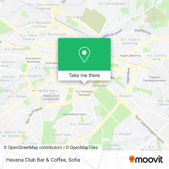 Карта Havana Club Bar & Coffee