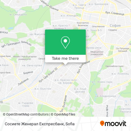 Сосиете Женерал Експресбанк map