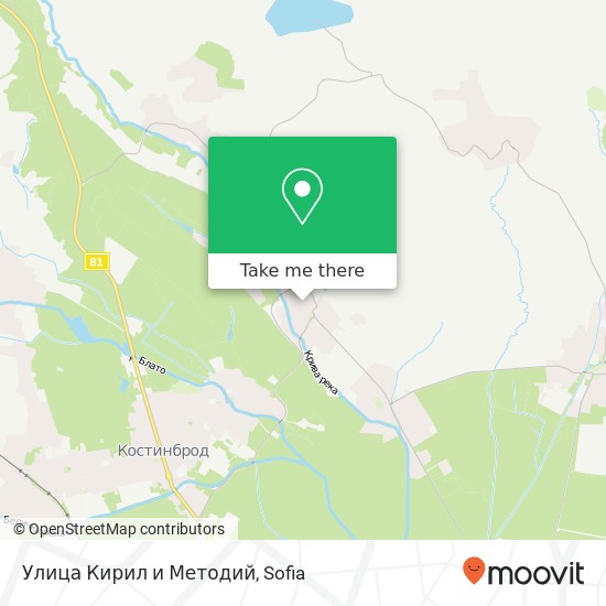 Улица Кирил и Методий map