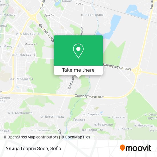 Улица Георги Зоев map
