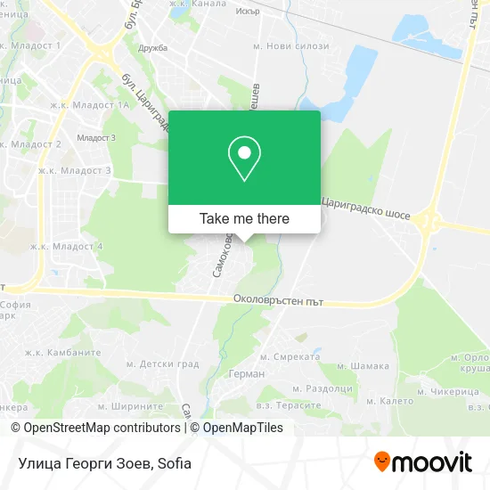 Карта Улица Георги Зоев
