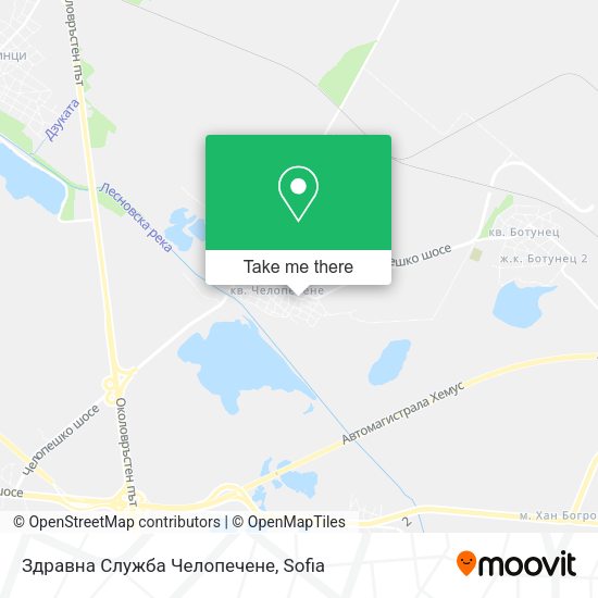 Здравна Служба Челопечене map