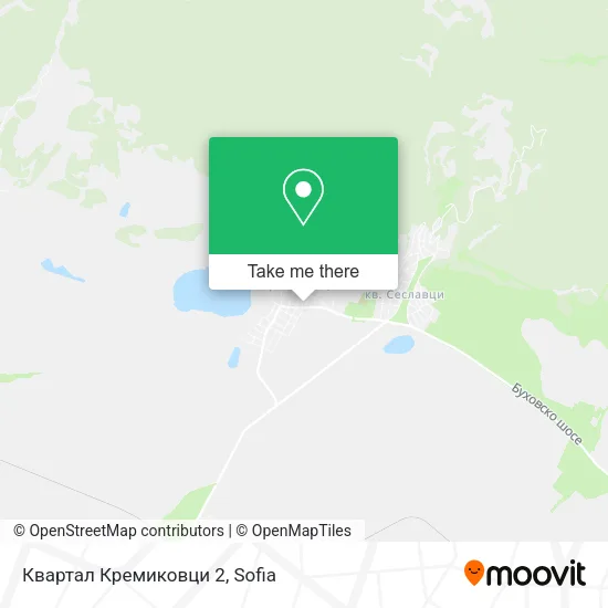 Карта Квартал Кремиковци 2