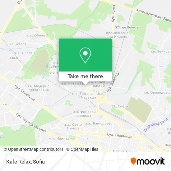 Карта Kafe Relax