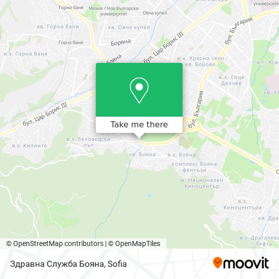 Здравна Служба Бояна map