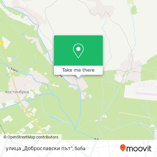 улица „Доброславски път“ map