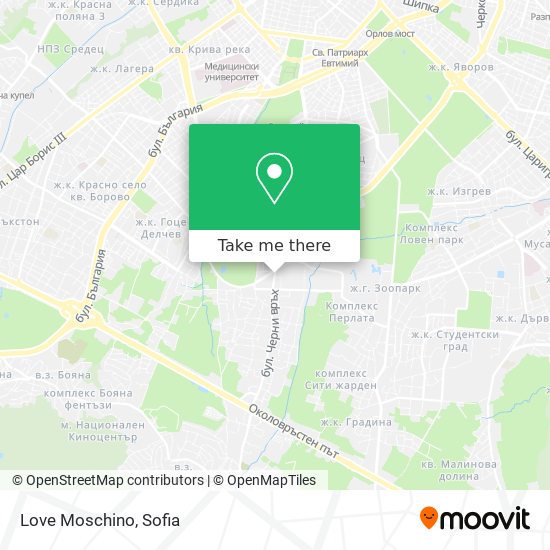 Love Moschino map