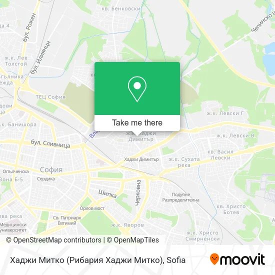 Карта Хаджи Митко (Рибария Хаджи Митко)