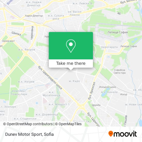 Dunev Motor Sport map