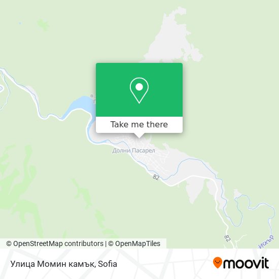 Улица Момин камък map