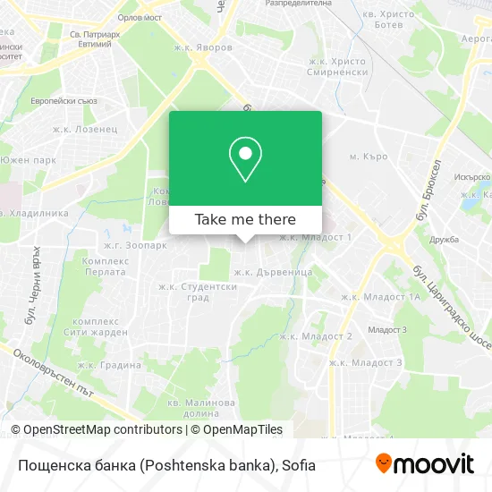 Карта Пощенска банка (Poshtenska banka)