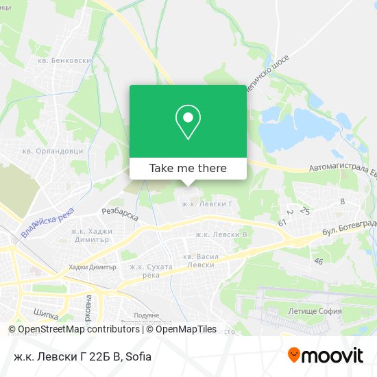 ж.к. Левски Г 22Б В map