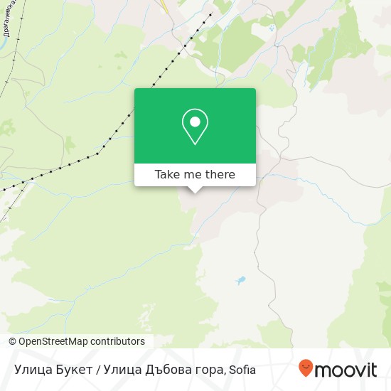 Улица Букет / Улица Дъбова гора map