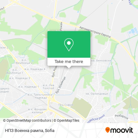 НПЗ Военна рампа map