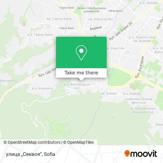 улица „Секвоя“ map