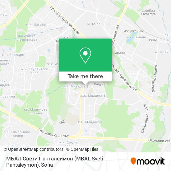 МБАЛ Свети Панталеймон (MBAL Sveti Pantaleymon) map