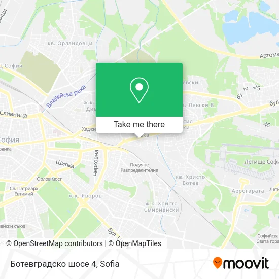 Карта Ботевградско шосе 4