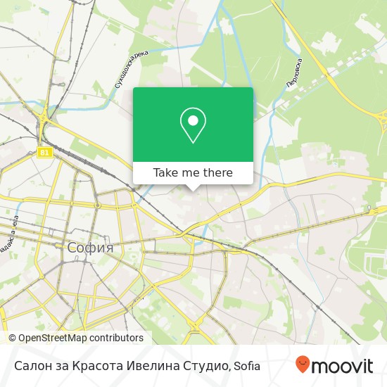 Салон за Красота Ивелина Студио map