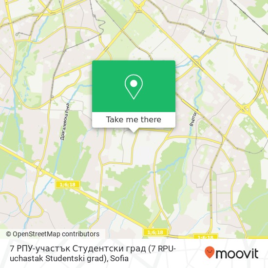 7 РПУ-участък Студентски град (7 RPU-uchastak Studentski grad) map