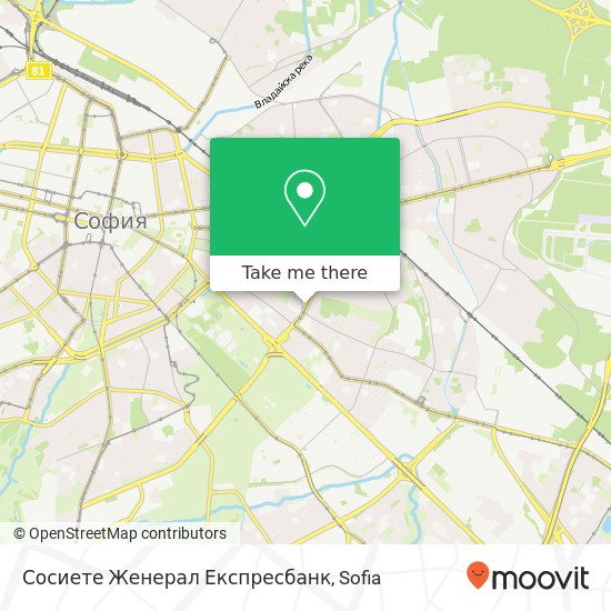 Сосиете Женерал Експресбанк map